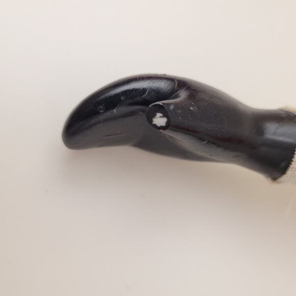 Vintage Porcelain Traditional Santa Claus Figure 16" Boots Toy Sack Holiday - Picture 9 of 14